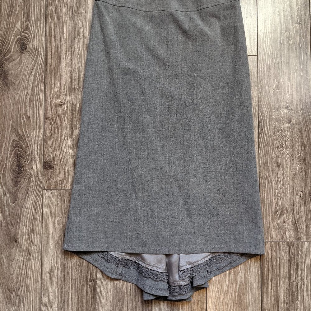 EUC Vintage (00) - LE CHATEAU Fishtail Pencil Skirt with Lace